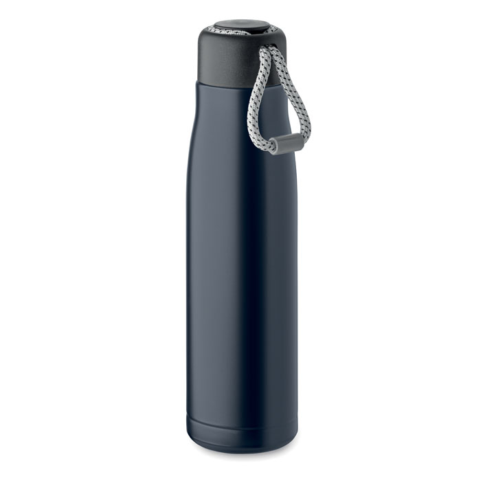 Bouteille double paroi personnalisée 500ml CORDLE Bleu marine